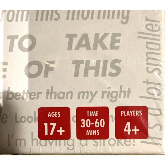 That's What She Said The Twisted Party Game 17+ Years Old 4+ Players NEW SEALED - Picture 4 of 4